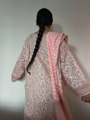 Hand Block Printed Kurta & Dupatta Set