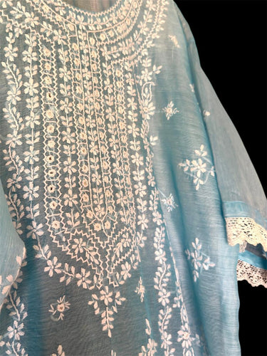 Hand Embroidered Kurta & dupatta Set