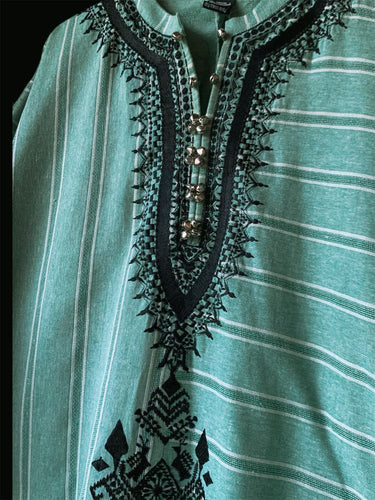 Asymmetrical Jacquard Kurta