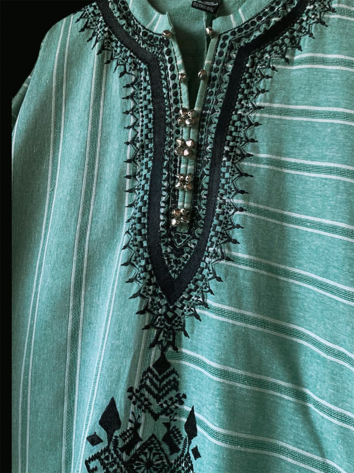 Asymmetrical Jacquard Kurta