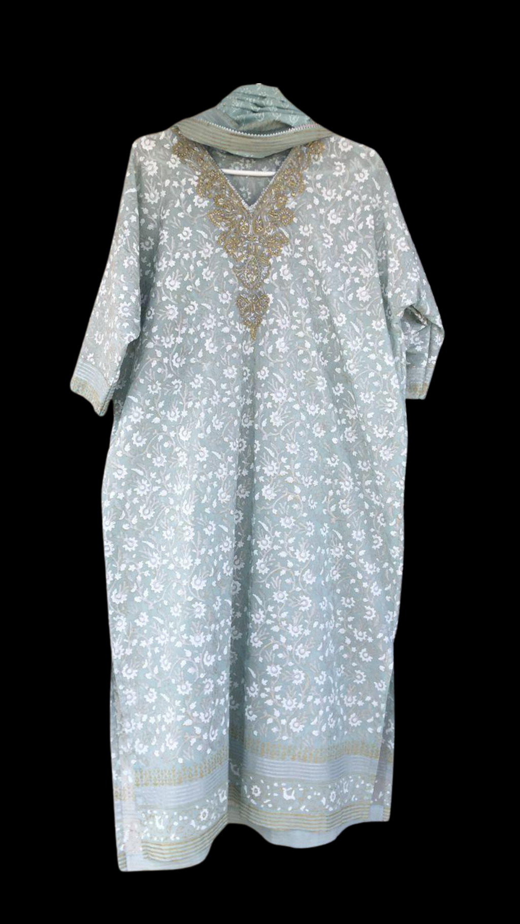 Hand Block Printed Kurta & Dupatta set