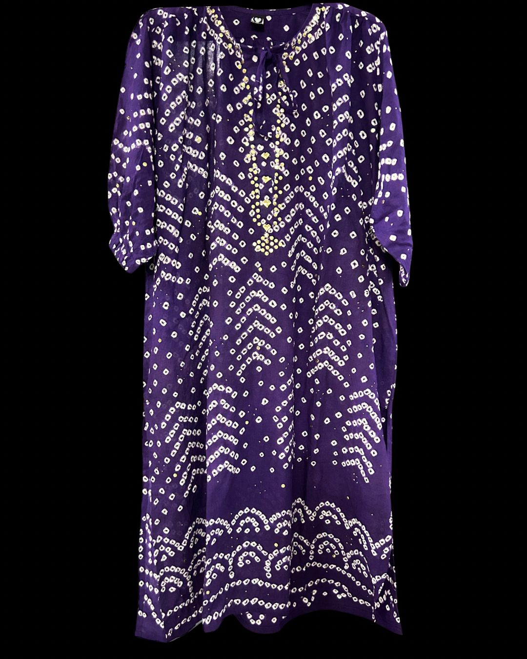 Purple Chunri Kurta