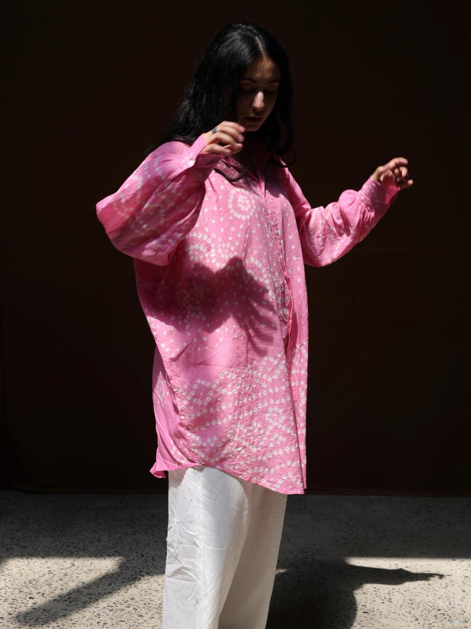 Button Down Chunri Shirt