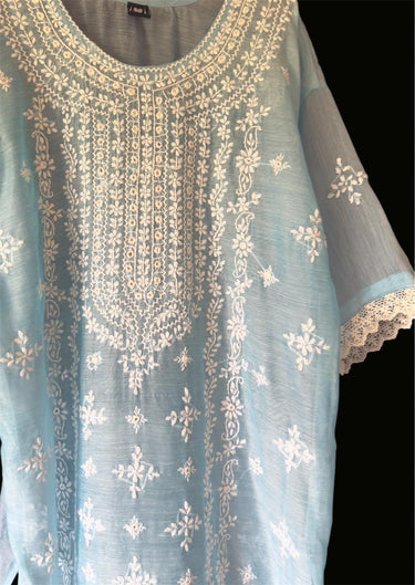 Hand Embroidered Kurta & dupatta Set